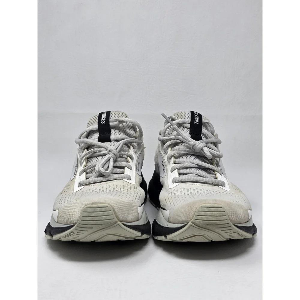 Brooks Women's Trace 3 Running Shoes White/Oyster Size 10 Medium/B Pre-owned